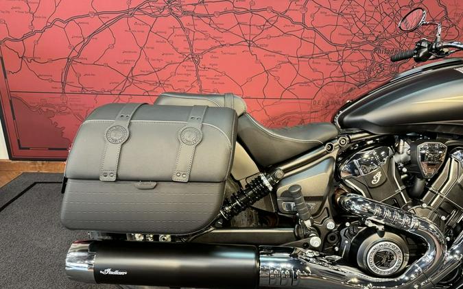 2025 Indian Motorcycle® Super Scout® Black Smoke with Graphics