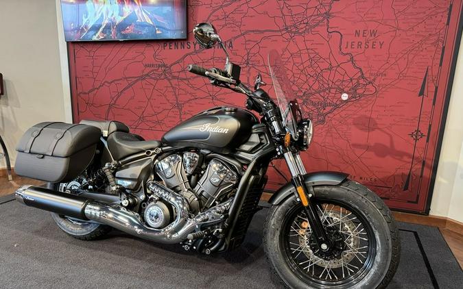 2025 Indian Motorcycle® Super Scout® Black Smoke with Graphics