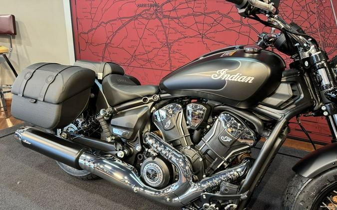 2025 Indian Motorcycle® Super Scout® Black Smoke with Graphics