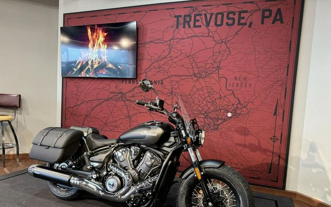 2025 Indian Motorcycle® Super Scout® Black Smoke with Graphics