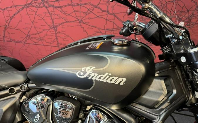 2025 Indian Motorcycle® Super Scout® Black Smoke with Graphics