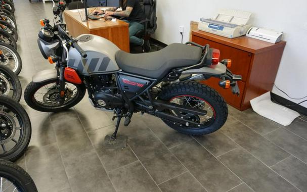 2023 Royal Enfield Scram 411 Graphite Red