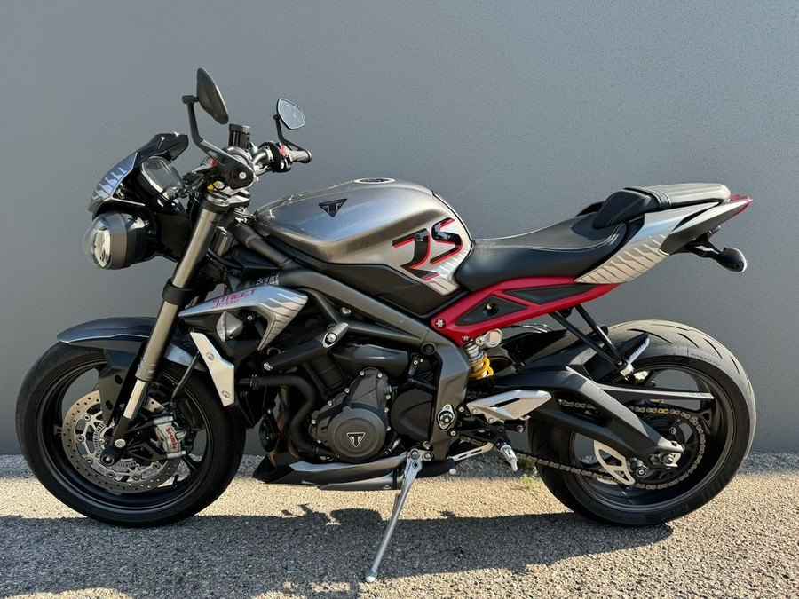 2022 Triumph Street Triple RS Silver Ice