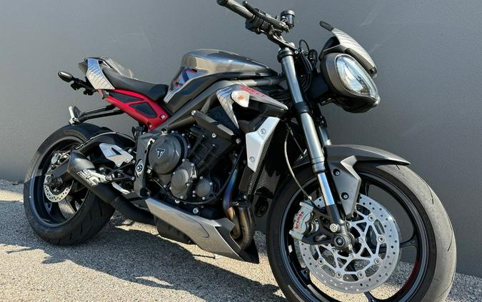 2022 Triumph Street Triple RS Silver Ice