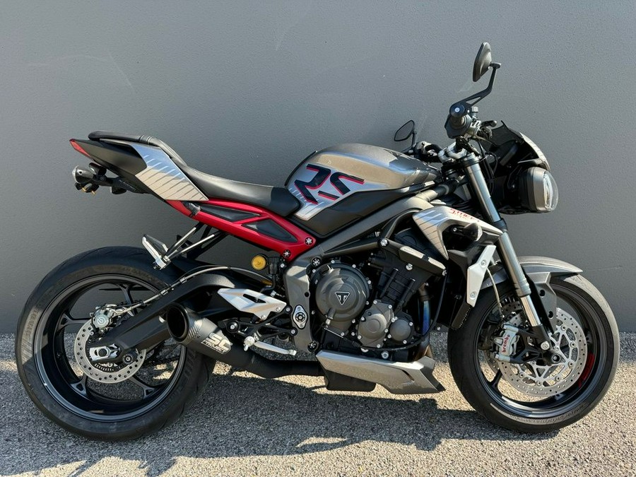 2022 Triumph Street Triple RS Silver Ice