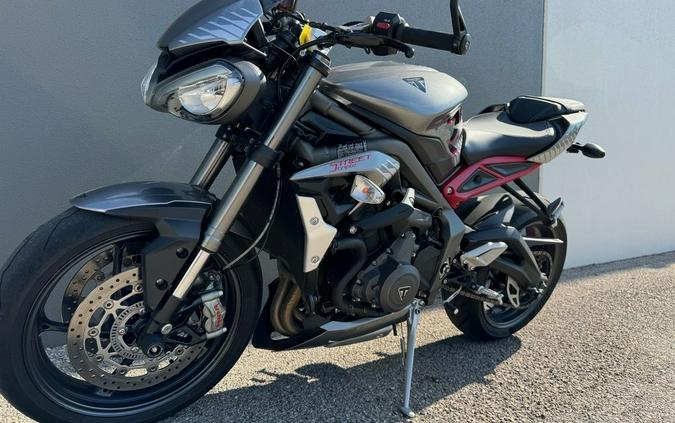 2022 Triumph Street Triple RS Silver Ice