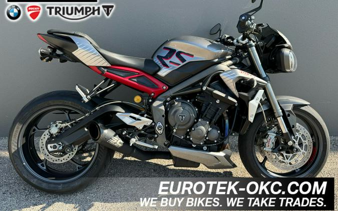 2022 Triumph Street Triple RS Silver Ice