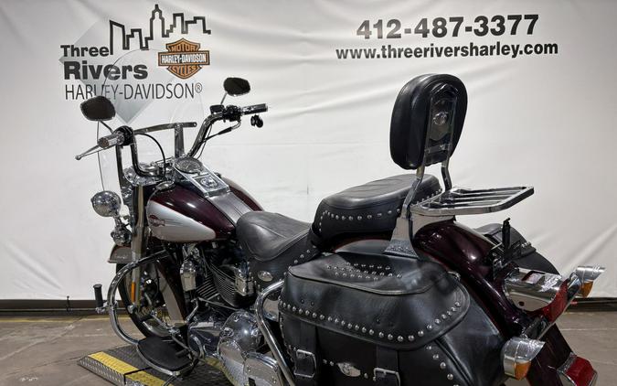 2007 Harley-Davidson Heritage Softail Classic Black Cherry Pearl & Pewter Pearl