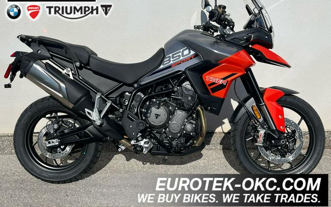 2023 Triumph Tiger 850 Sport Graphite/Baja Orange