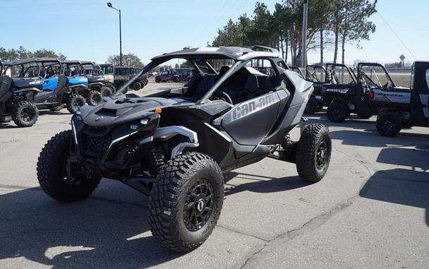 2024 Can-Am® Maverick R X RS with Smart-Shox Triple Black