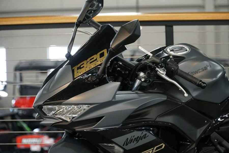 2024 Kawasaki Ninja® 650 ABS Metallic Matte Dark Gray/Metallic Spark Black