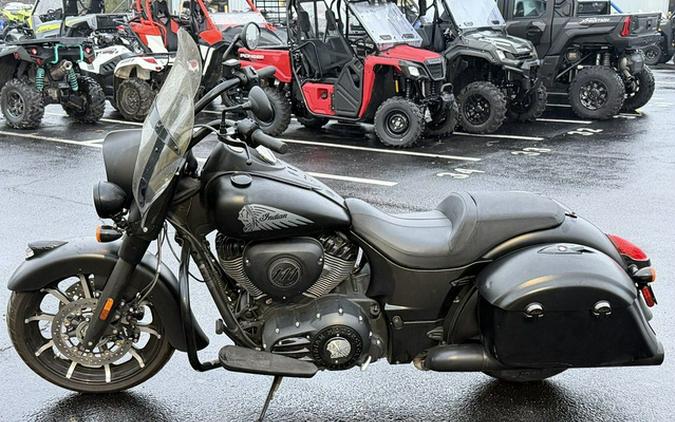 2019 Indian Springfield Dark Horse Thunder Black Smoke