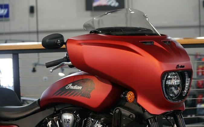 2025 Indian Chieftain PowerPlus Dark Horse 112 w/PowerBand Sunset Red Smoke