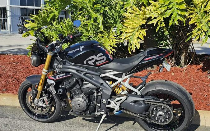 2022 Triumph Speed Triple 1200 RS Sapphire Black 1200 RS