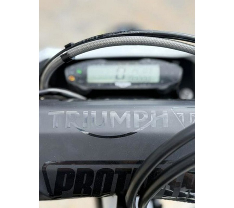 2026 Triumph TF 250-E Jet BlackPure White