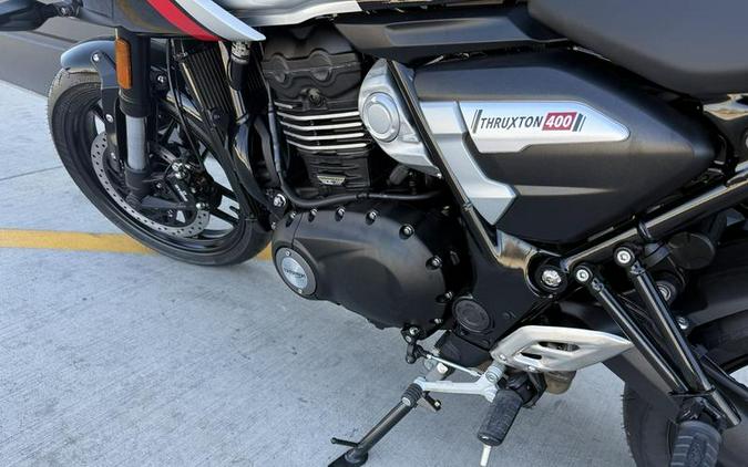 2026 Triumph Thruxton 400 Phantom Black / Aluminium Silver