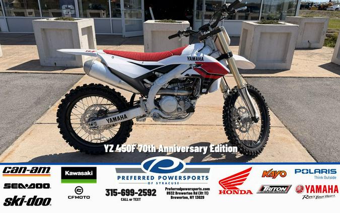 2026 YZ 450F 70th Anniversary Edition - Yamaha