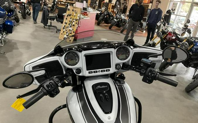 2024 Indian Motorcycle® Chieftain® Dark Horse® Ghost White Metallic Smoke