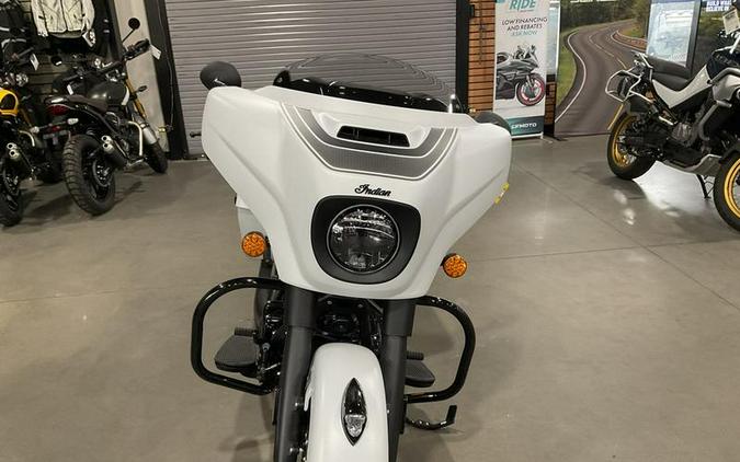 2024 Indian Motorcycle® Chieftain® Dark Horse® Ghost White Metallic Smoke