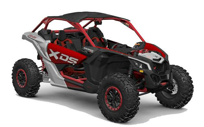 2025 Can-Am® Maverick X3 X ds Turbo RR Fiery Red & Hyper Silver