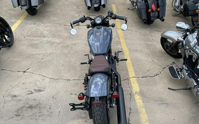 2024 Indian Motorcycle® Scout® Bobber ABS Icon Stealth Gray Azure Crystal