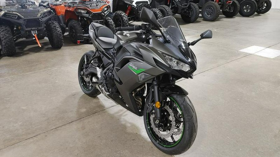 2024 Kawasaki Ninja® 650 Metallic Matte Graphenesteel Gray/Ebony