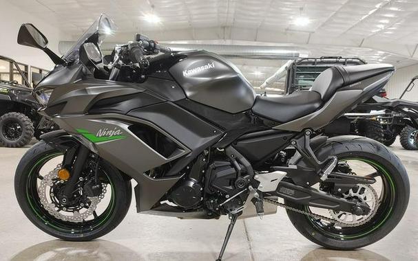 2024 Kawasaki Ninja® 650 Metallic Matte Graphenesteel Gray/Ebony