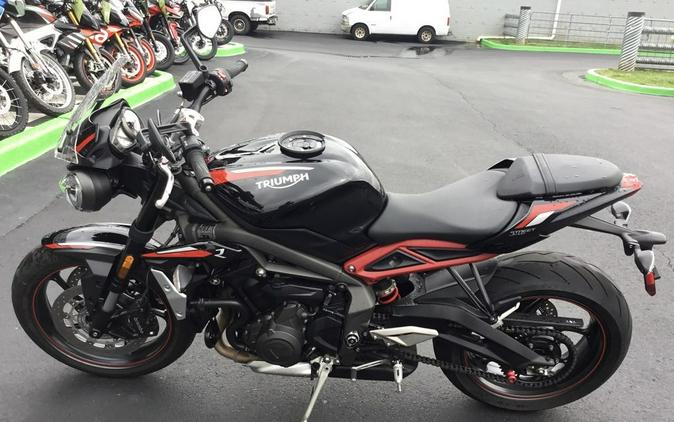 2021 Triumph Street Triple R Sapphire Black