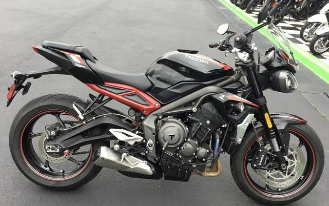 2021 Triumph Street Triple R Sapphire Black