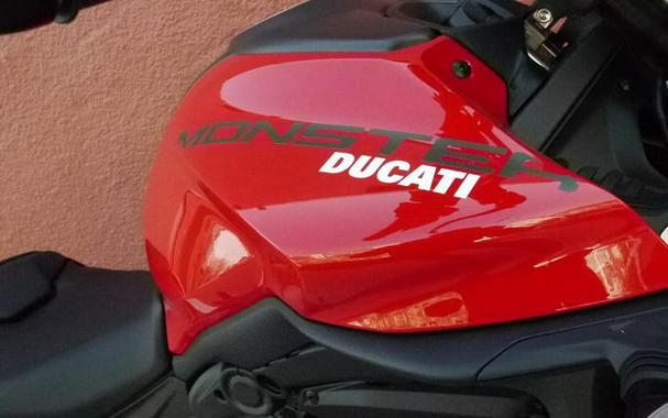 2024 Ducati Monster + Ducati Red