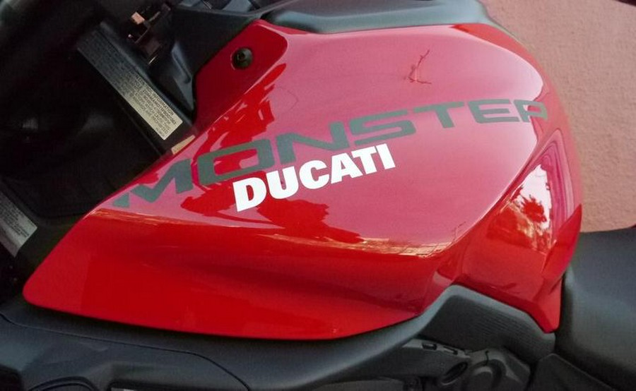 2024 Ducati Monster + Ducati Red