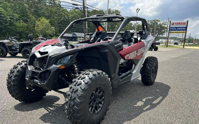 2025 Can-Am® Maverick X3 DS Turbo RR Fiery Red & Hyper Silver