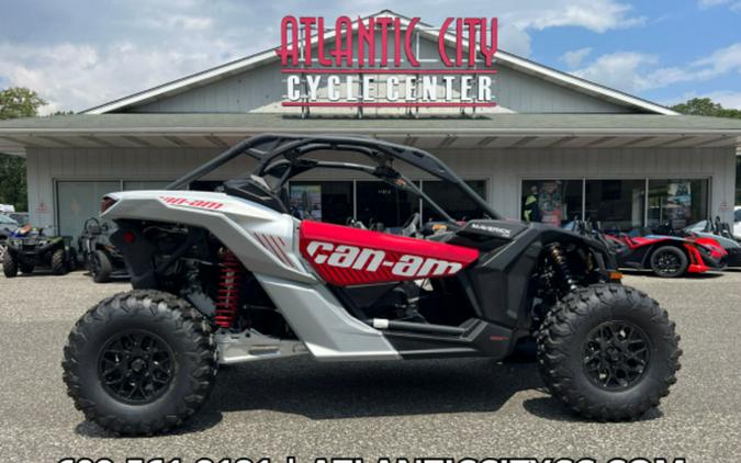 2025 Can-Am® Maverick X3 DS Turbo RR Fiery Red & Hyper Silver
