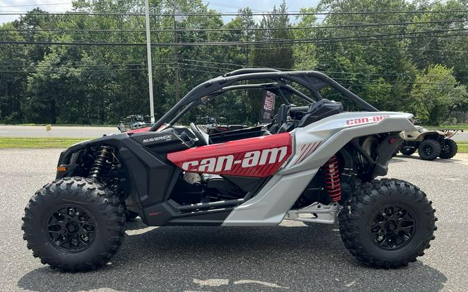2025 Can-Am® Maverick X3 DS Turbo RR Fiery Red & Hyper Silver
