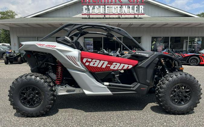 2025 Can-Am® Maverick X3 DS Turbo RR Fiery Red & Hyper Silver