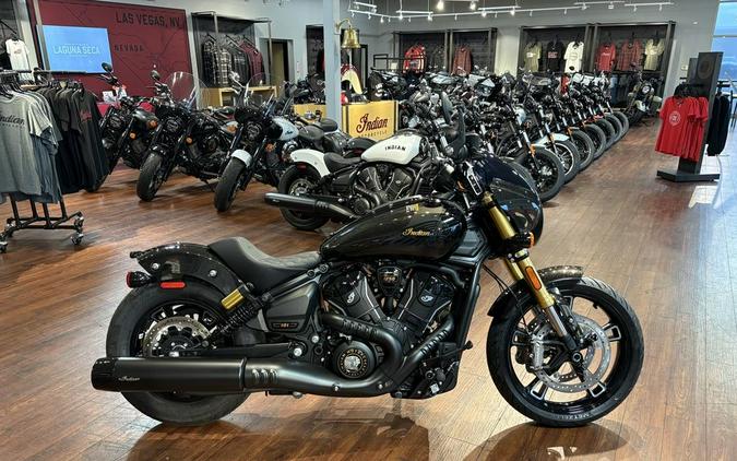 2026 Indian Motorcycle® 101 Scout® Black Crystal with Super Graphite