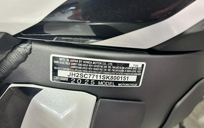2025 Honda CBR1000RR