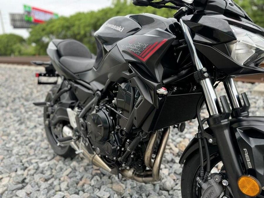 2020 Kawasaki Z650 ABS Metallic Black/Metallic Flat Spark Black