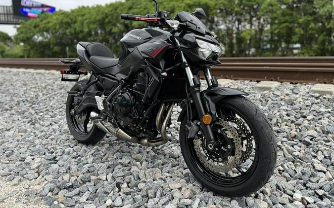 2020 Kawasaki Z650 ABS Metallic Black/Metallic Flat Spark Black