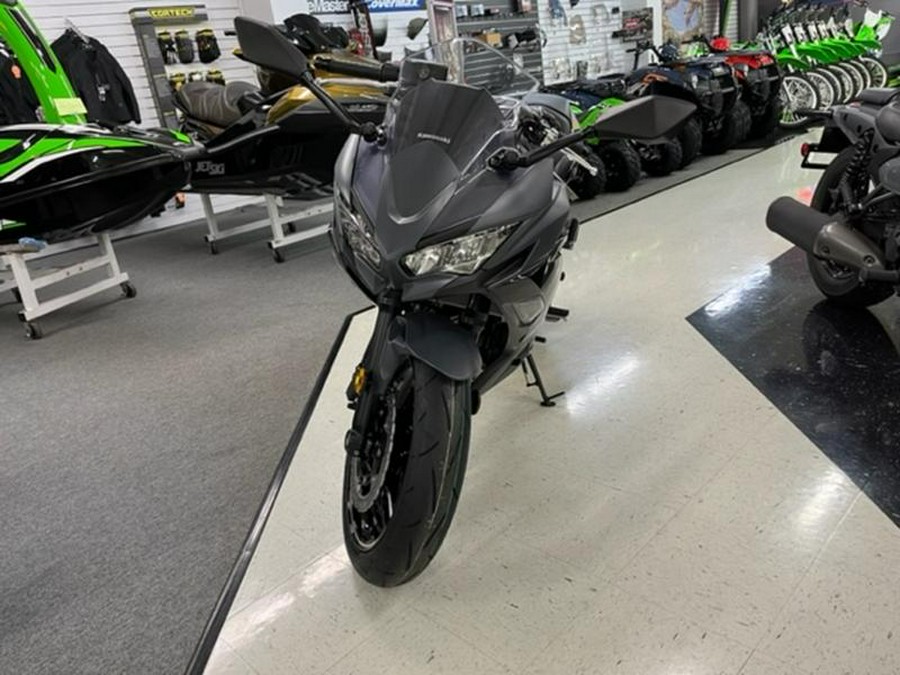 2024 Kawasaki Ninja® 650 ABS Metallic Matte Dark Gray/Metallic Spark Black