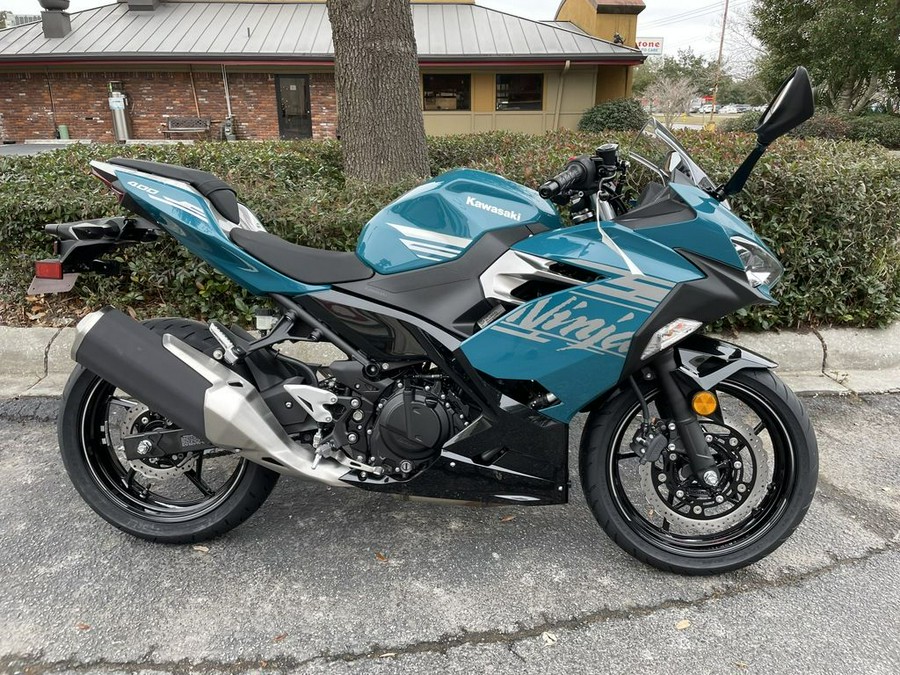 21 Kawasaki Ninja 400 Pearl Nightshade Teal Metallic Spark Black For Sale In Savannah Ga