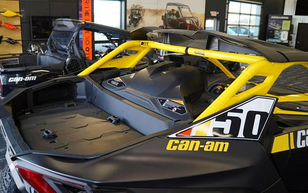 2024 Can-Am® Maverick R X RS with Smart-Shox Carbon Black & Neo Yellow