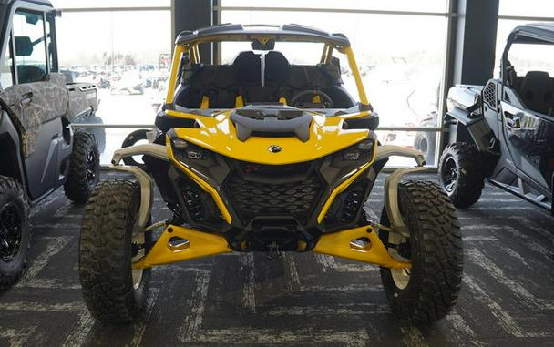 2024 Can-Am® Maverick R X RS with Smart-Shox Carbon Black & Neo Yellow