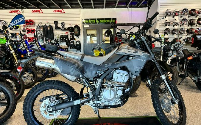 2024 Kawasaki KLX®300 Cypher Camo Gray