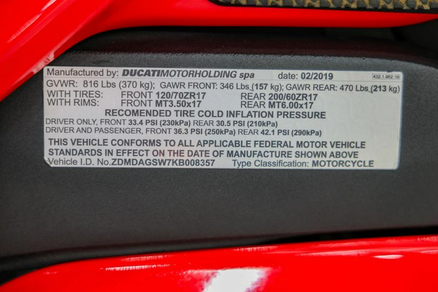 2019 Ducati Panigale V4R