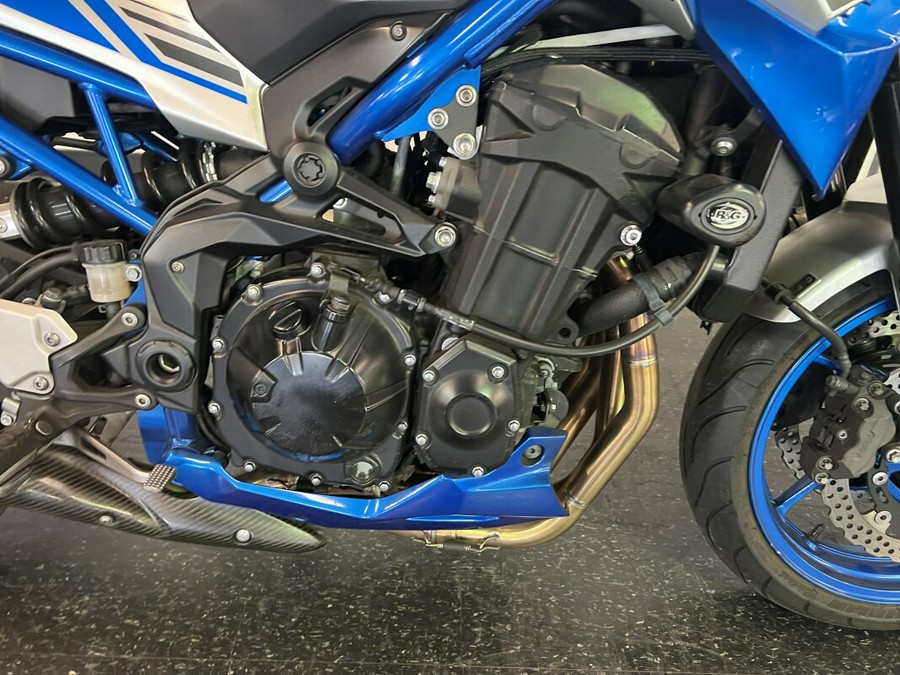 2020 Kawasaki Z900 Blue / Silver