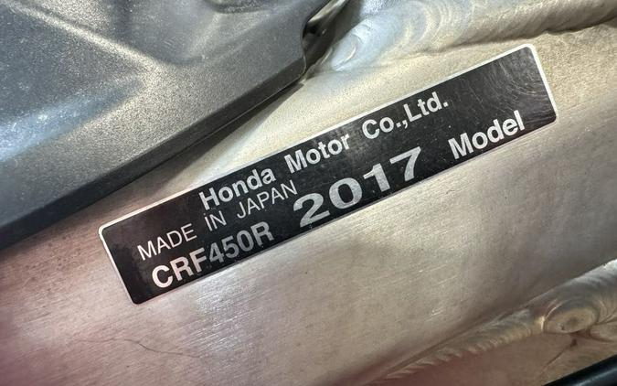 2017 Honda® CRF450R