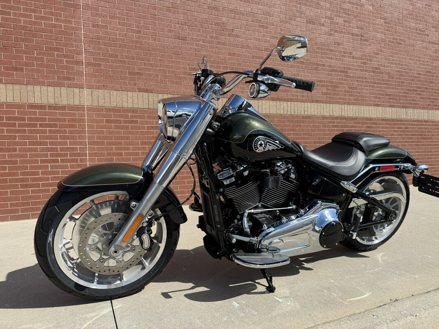 2026 Harley-Davidson® Fat Boy® Olive Steel Metallic / Vivid Black Chrome Trim