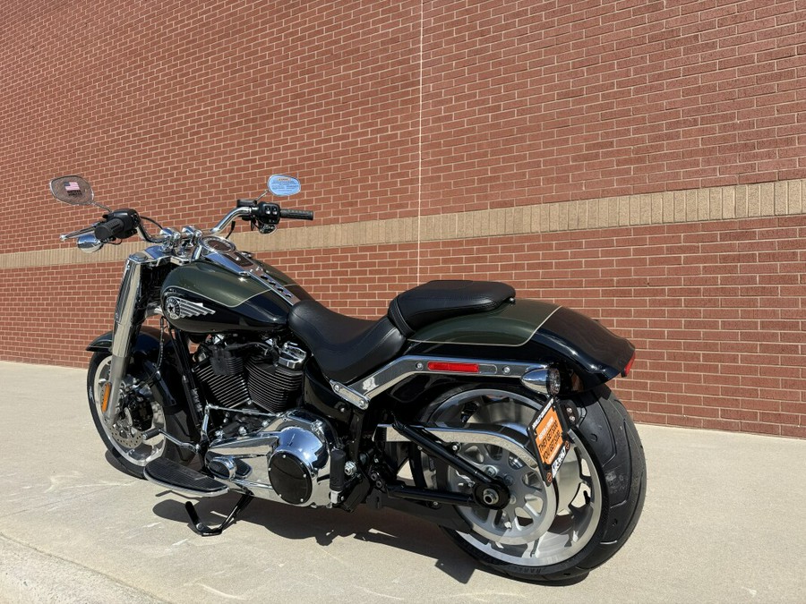 2026 Harley-Davidson® Fat Boy® Olive Steel Metallic / Vivid Black Chrome Trim