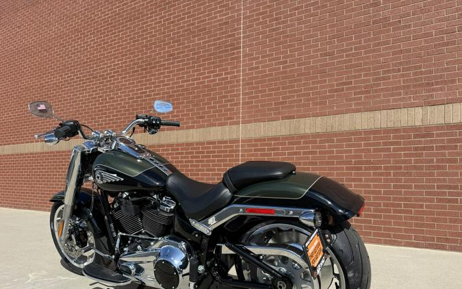 2026 Harley-Davidson® Fat Boy® Olive Steel Metallic / Vivid Black Chrome Trim